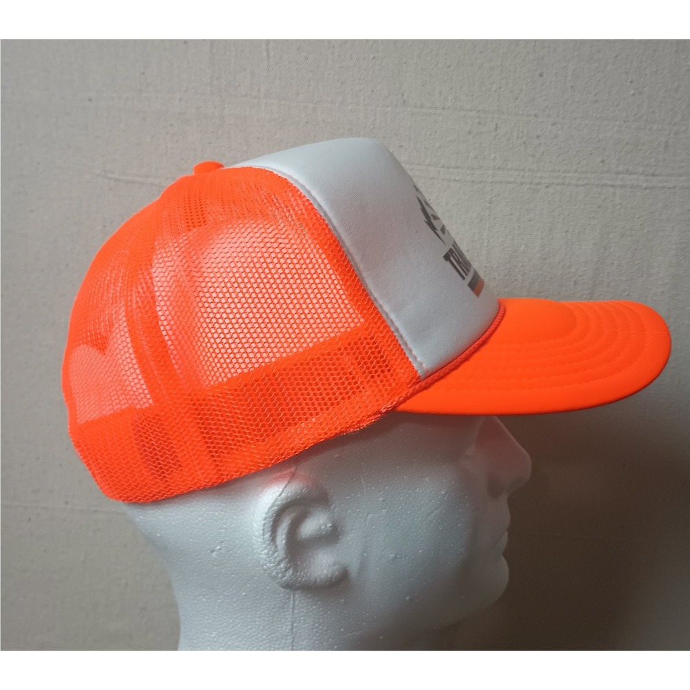 Traeger‎ Day Trucker Hat Mesh Back Neon Orange White BBQ Grill Smoker Cap - Picture 4 of 6
